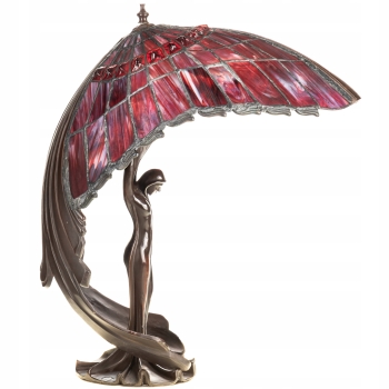 Lampa Witrażowa Styl Tiffany - wg Peter Behrens- Lampa Biurowa Parasol