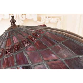 Lampa Witrażowa Styl Tiffany - wg Peter Behrens- Lampa Biurowa Parasol
