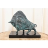 Pablo Picasso Style - Abstrakcyjny Patynowy Byk - Figura Rzeźba z Brązu