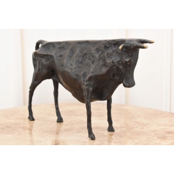 Pablo Picasso Style - Abstrakcyjny Byk - Figura Rzeźba z Brązu - Dekoracja