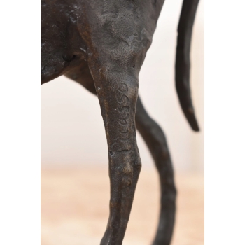 Pablo Picasso Style - Abstrakcyjny Byk - Figura Rzeźba z Brązu - Dekoracja