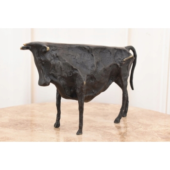 Pablo Picasso Style - Abstrakcyjny Byk - Figura Rzeźba z Brązu - Dekoracja