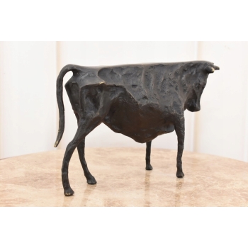 Pablo Picasso Style - Abstrakcyjny Byk - Figura Rzeźba z Brązu - Dekoracja