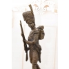 Grenadier Francuski - Żołnierz z Brązu - Figura Wojskowa - Kolekcjonerska