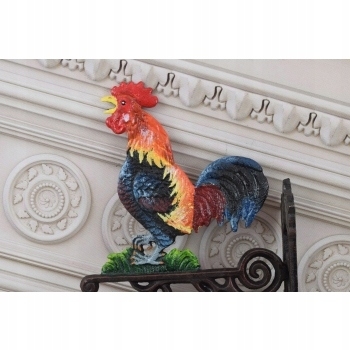 DZWONEK DZWON - KOGUT ŻELIWO DO ALTANY 45CM WIELKI