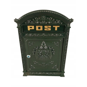 SKRZYNKA NA LISTY - aluminium POST - A4 brązowa