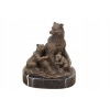 Rodzina Niedźwiedzi - Misie Grizzly Figura Rzeźba Brąz - Prezent Dekoracja
