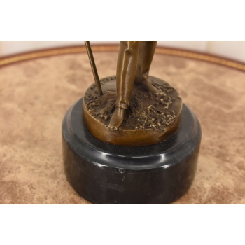 Figurka Mężczyzny z Brązu - Puszkin Poeta - Rzeźba Brąz - Dekoracja