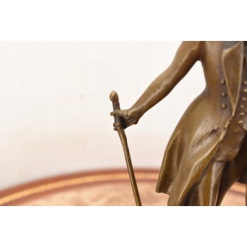 Figurka Mężczyzny z Brązu - Puszkin Poeta - Rzeźba Brąz - Dekoracja