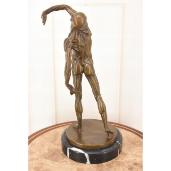 Anatomiczny Model Człowieka - Ecorche - Figura Rzeźba z Brązu - Dekoracja