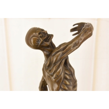 Anatomiczny Model Człowieka - Ecorche - Figura Rzeźba z Brązu - Dekoracja
