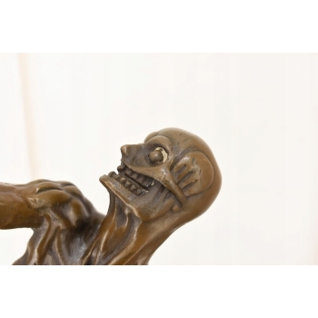 Anatomiczny Model Człowieka - Ecorche - Figura Rzeźba z Brązu - Dekoracja