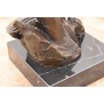 Dostojny Orzeł na Gałęzi - Figura Rzeźba Brąz - Dekoracja