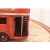 Metalowy Model Autobusu Piętrowego - Bus Angielski - Dekoracja