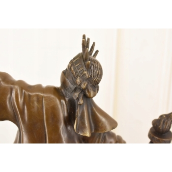 Styl Banksy - Nowoczesna Statua Wolności - Figura z Brązu - Rzeźba Ozdoba