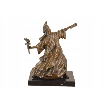 Styl Banksy - Nowoczesna Statua Wolności - Figura z Brązu - Rzeźba Ozdoba