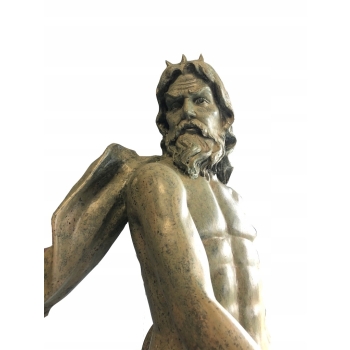 Neptun Posejdon 220cm Figura Fontanna z Brazu - Posag Ogrodowy