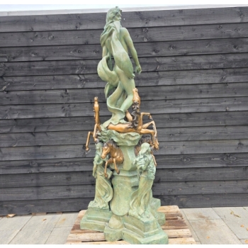 Neptun Posejdon 220cm Figura Fontanna z Brazu - Posag Ogrodowy