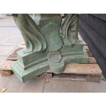 Neptun Posejdon 220cm Figura Fontanna z Brazu - Posag Ogrodowy