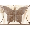Metalowe Krzesło Motyl - Stabilne Wygodne Dom - Fotel Brązowy - VINTAGE