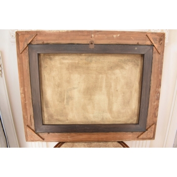 Wojciech Kossak - Spotkanie Ułana i Dziewczyny - Obraz Olejny Złota Rama