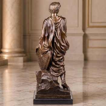 Cezar Figura z Brązu na Marmurowej Podstawie 90 cm Mitologia Prezent