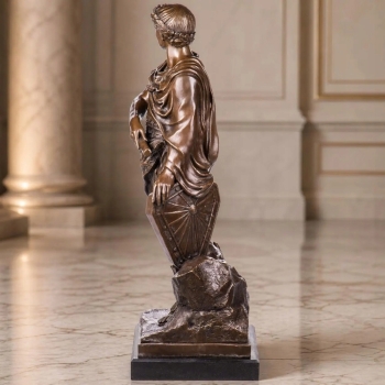 Cezar Figura z Brązu na Marmurowej Podstawie 90 cm Mitologia Prezent