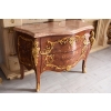 Komoda w stylu Ludwika XV + Blat Marmur – Intarsja