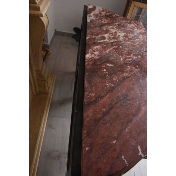 Pałacowa Drewniana Komoda z Malunkami - Szafa - Arystokracja - Złote Okucia