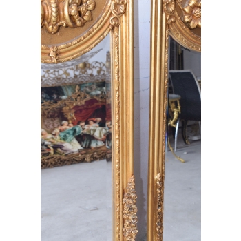 2 x Lustro Długie Wąskie - 178 x 55 cm - Twarze - Dama - Dekor