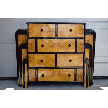 Komoda Szafa Art Deco - Szafka - Pomocnik - Piękny Okazały Mebel