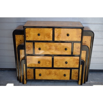 Komoda Szafa Art Deco - Szafka - Pomocnik - Piękny Okazały Mebel