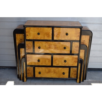 Komoda Szafa Art Deco - Szafka - Pomocnik - Piękny Okazały Mebel
