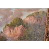 Wielki Obraz Olejny - Las i Rzeka - Duża Złota Rama 233x160cm