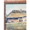 A. Setkowicz - Wiejska Chata - Pejzaż Polskiej Wsi - Obraz Olejny