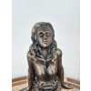 Siedząca Syrenka - Syrena Ryba - Akt - Żeliwna Figura - Żeliwo Ozdoba
