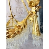 Pałacowy Wiedeński Żyrandol z Brązu + Kryształy 22 żarówki - Lampa 145cm