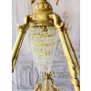 Pałacowy Wiedeński Żyrandol z Brązu + Kryształy 22 żarówki - Lampa 145cm