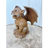 Żeliwna Stara Figura - Przyczajony Gargulec Toskański - Rustykalna Figurka