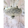 Przezroczysty Pałacowy Szklany Żyrandol - Lampa Sufitowa - Uszkodzony