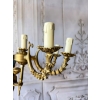 Porcelanowy Żyrandol Pałacowy z Malunkami - Porcelana + Brąz Lampa Sufitowa