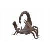 Figura Skorpiona - Skorpion Rzeźba z Brązu - Dekoracje Ozdoba Dom Ogród