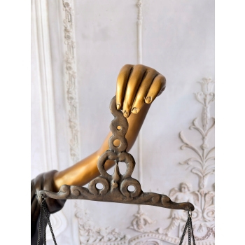 Wielka Temida Bogini Sprawiedliwości - Figura z Brazu Adwokat Sedzia 160cm