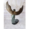 Anielica z Rozłożonymi Skrzydłami - Wielka Figura z Brazu - Aniołek 117cm