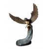 Anielica z Rozłożonymi Skrzydłami - Wielka Figura z Brazu - Aniołek 117cm