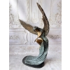 Anielica z Rozłożonymi Skrzydłami - Wielka Figura z Brazu - Aniołek 117cm
