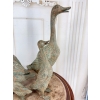 Rodzina Kaczek - 4 Kaczki Kaczka Komplet - Figura z Brązu - Prezent