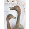 Rodzina Kaczek - 4 Kaczki Kaczka Komplet - Figura z Brązu - Prezent