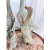 Rodzina Kaczek - 4 Kaczki Kaczka Komplet - Figura z Brązu - Prezent