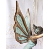 Calineczka z Brązu Elf - Stojaca Dziewczynka Wróżka - Figura z Brązu 150cm